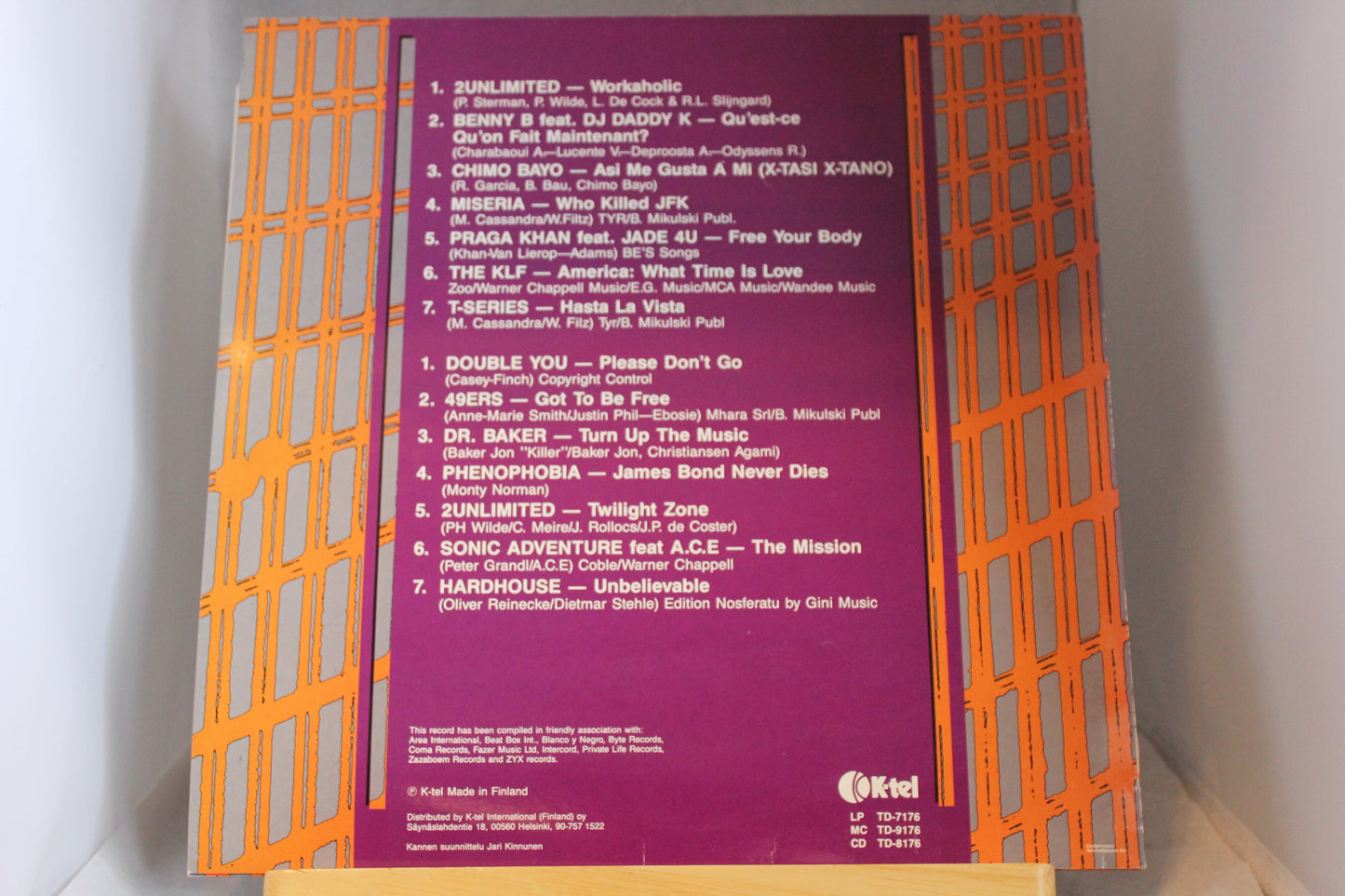 Techno dance hits Eri esittäjiä lp-levy