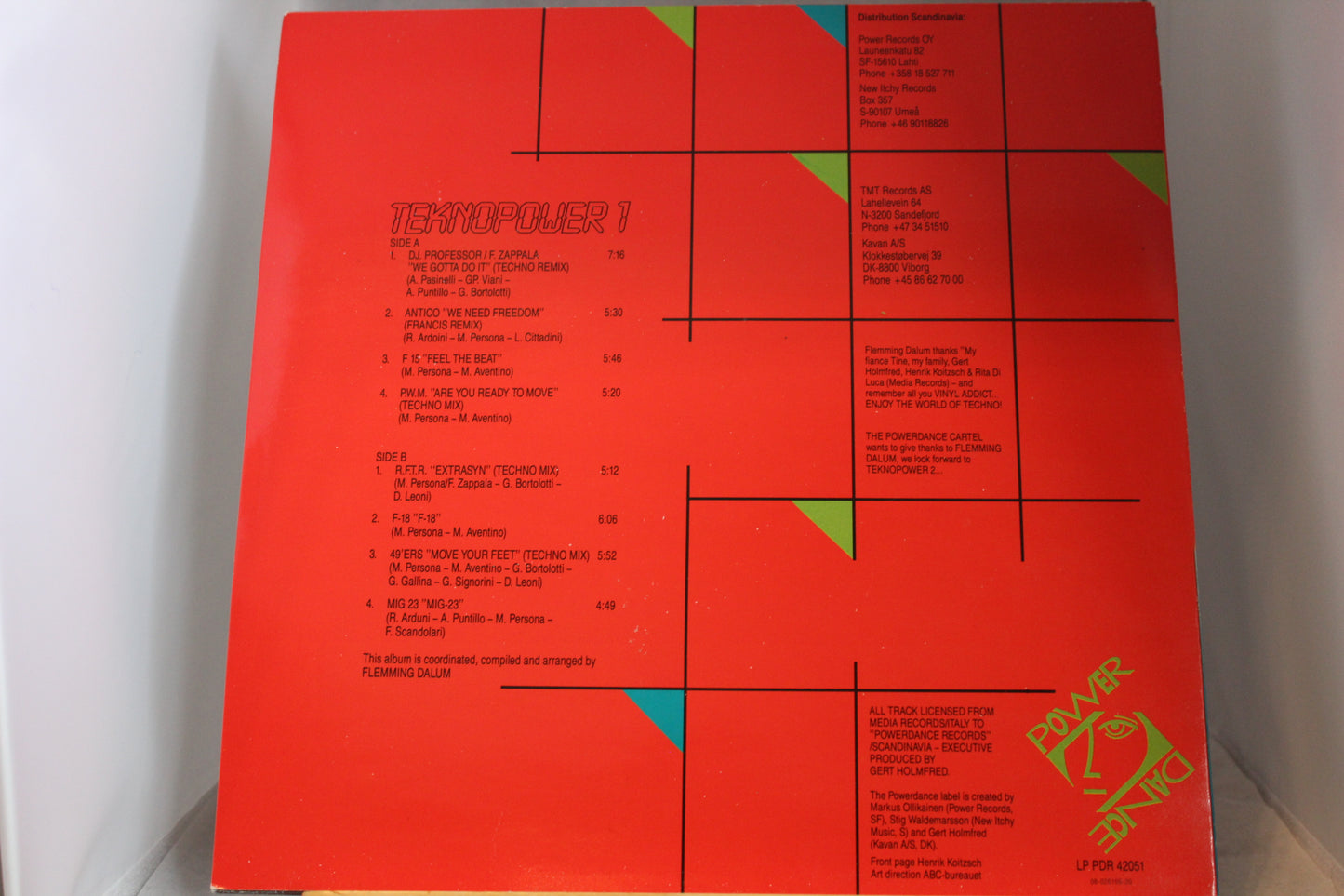Teknopower 1 lp-levy