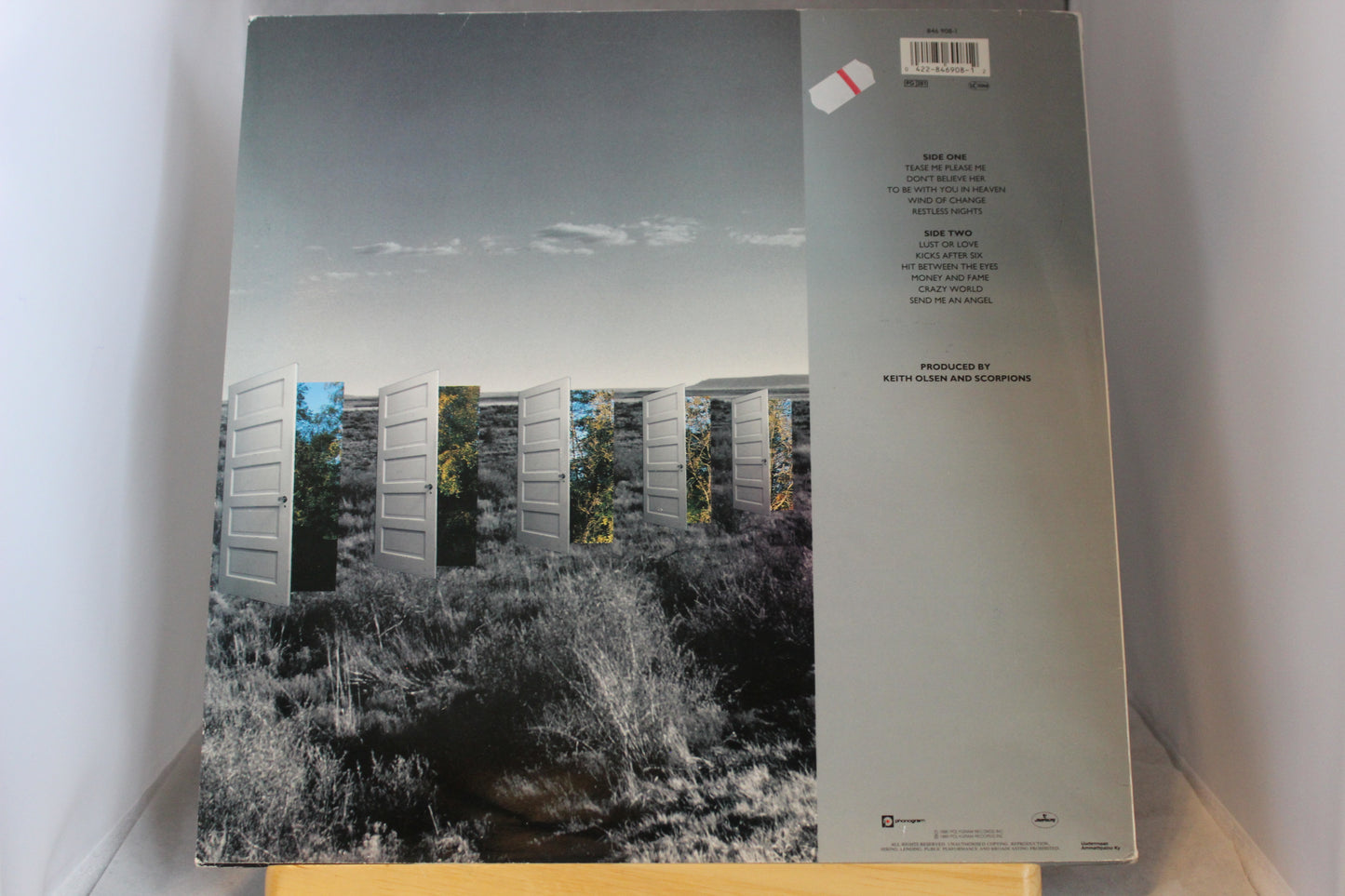 Scorpions Crazy world lp-levy