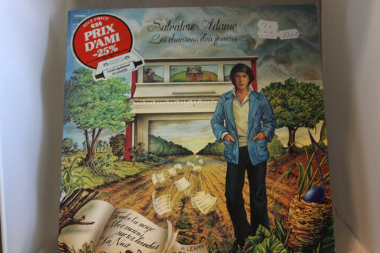 Salvatore Adamo Chansons dou je viens lp-levy