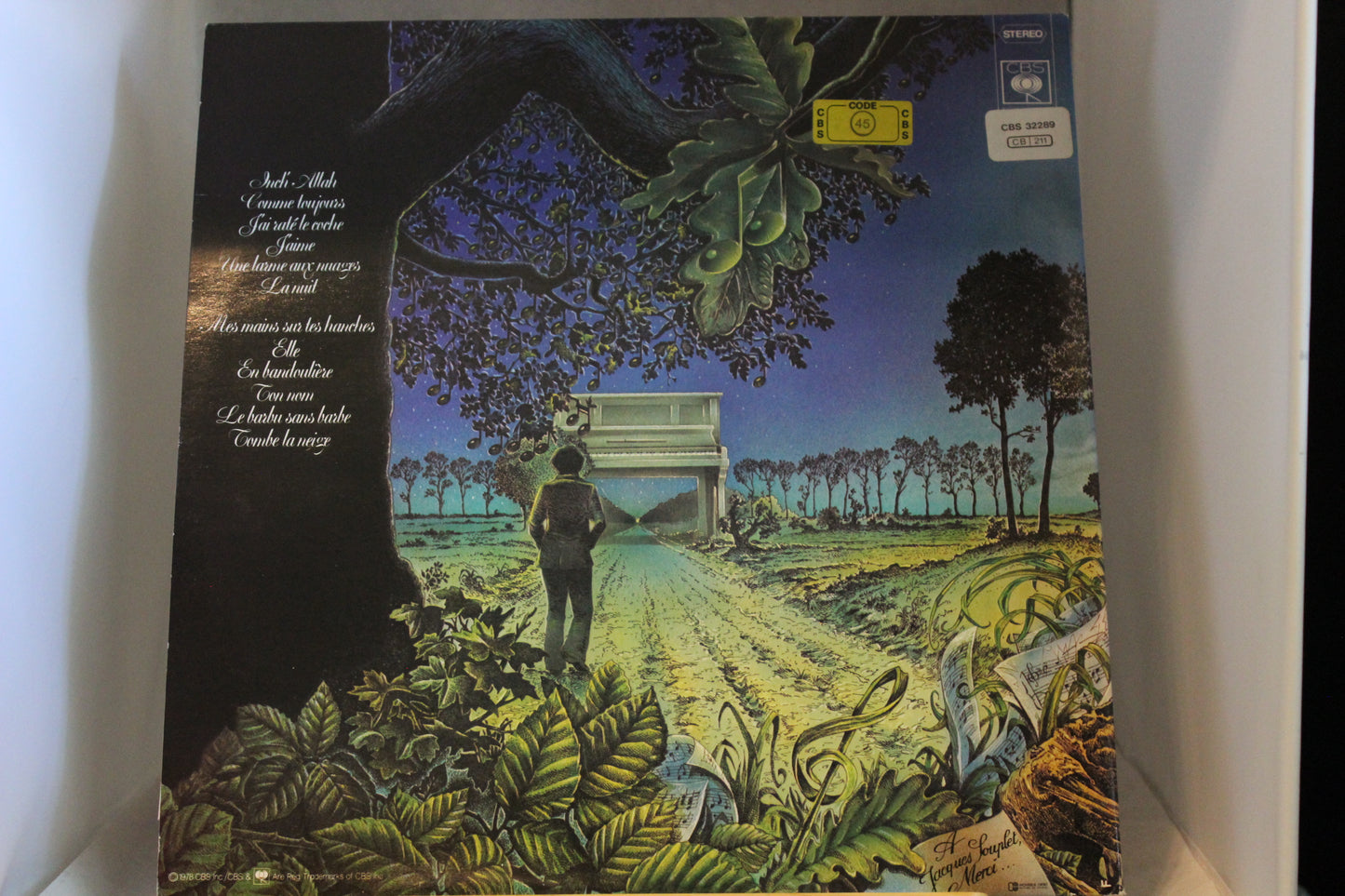 Salvatore Adamo Chansons dou je viens lp-levy