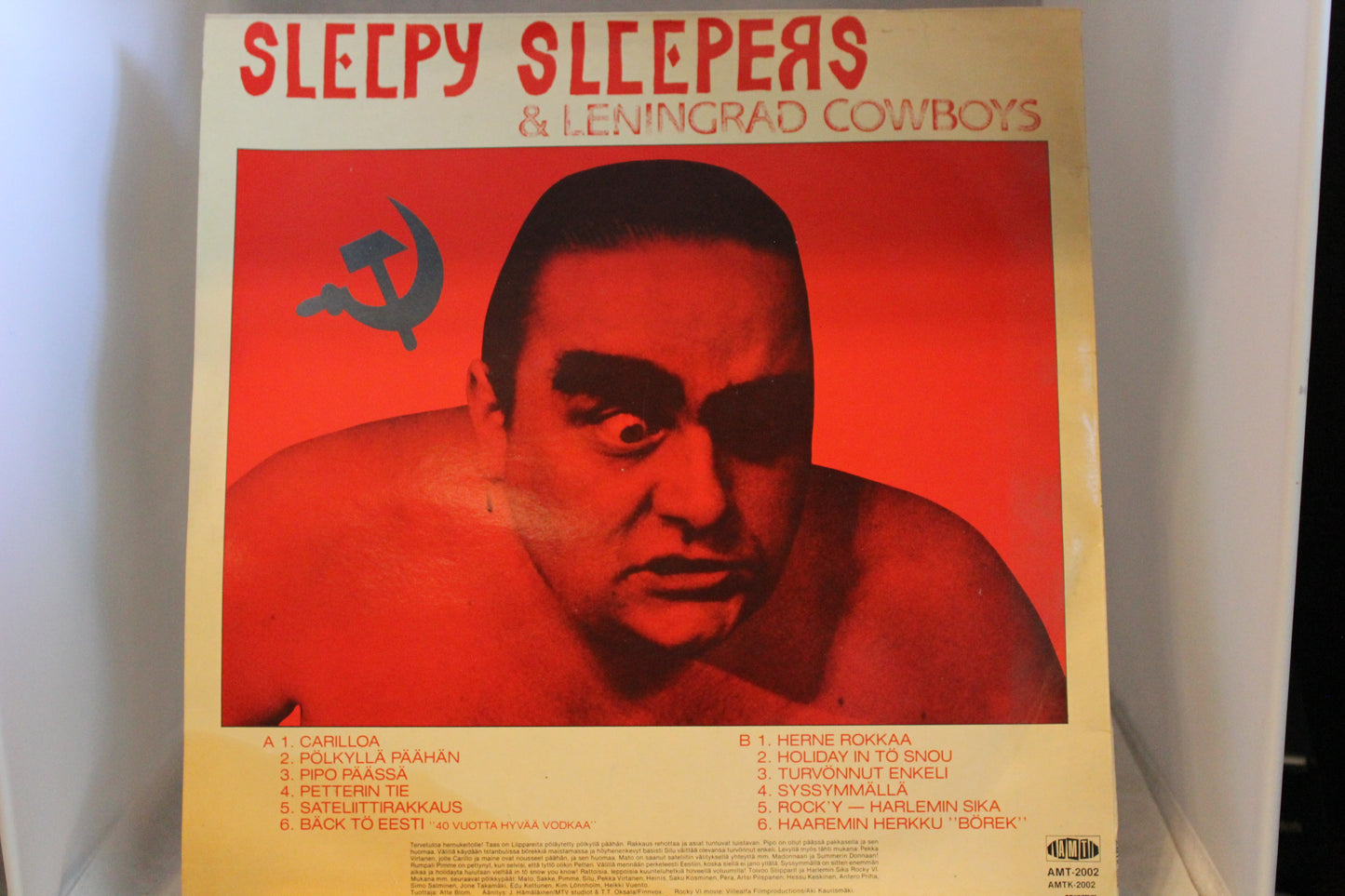 Sleepy Sleepers Rocky 6 Pölkyllä päähän lp-levy