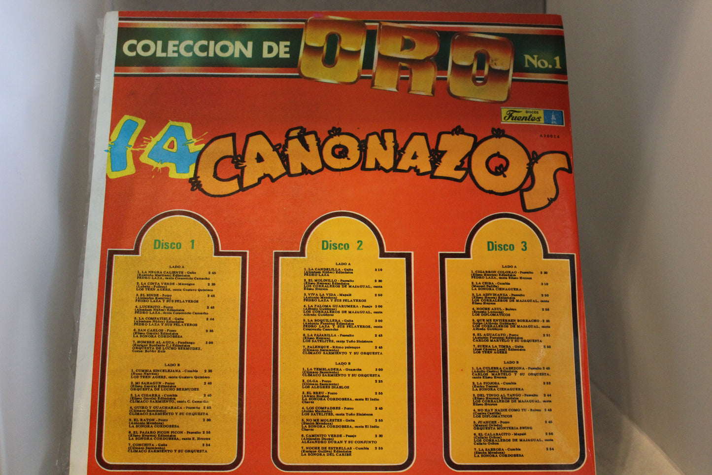 Various Coleccion de oro noi 14 Kolmois lp-levy