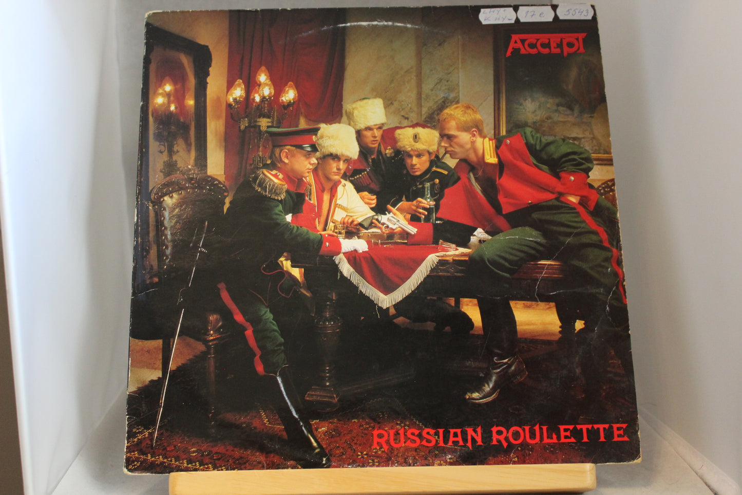 Accept Russian roulette lp-levy