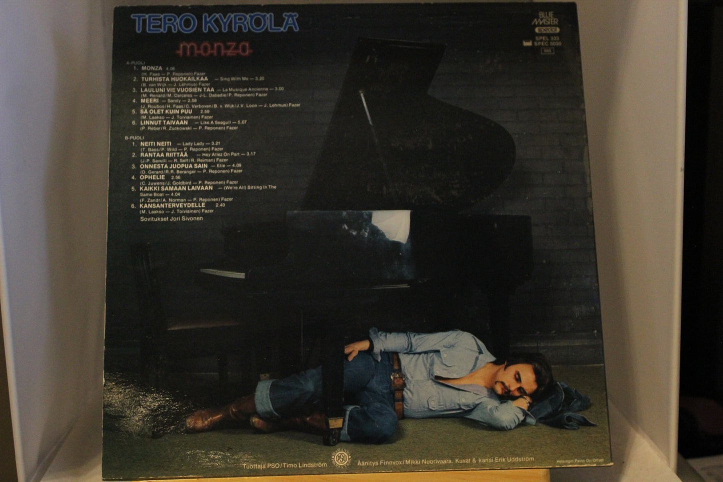 Tero Kyrölä Monza lp-levy
