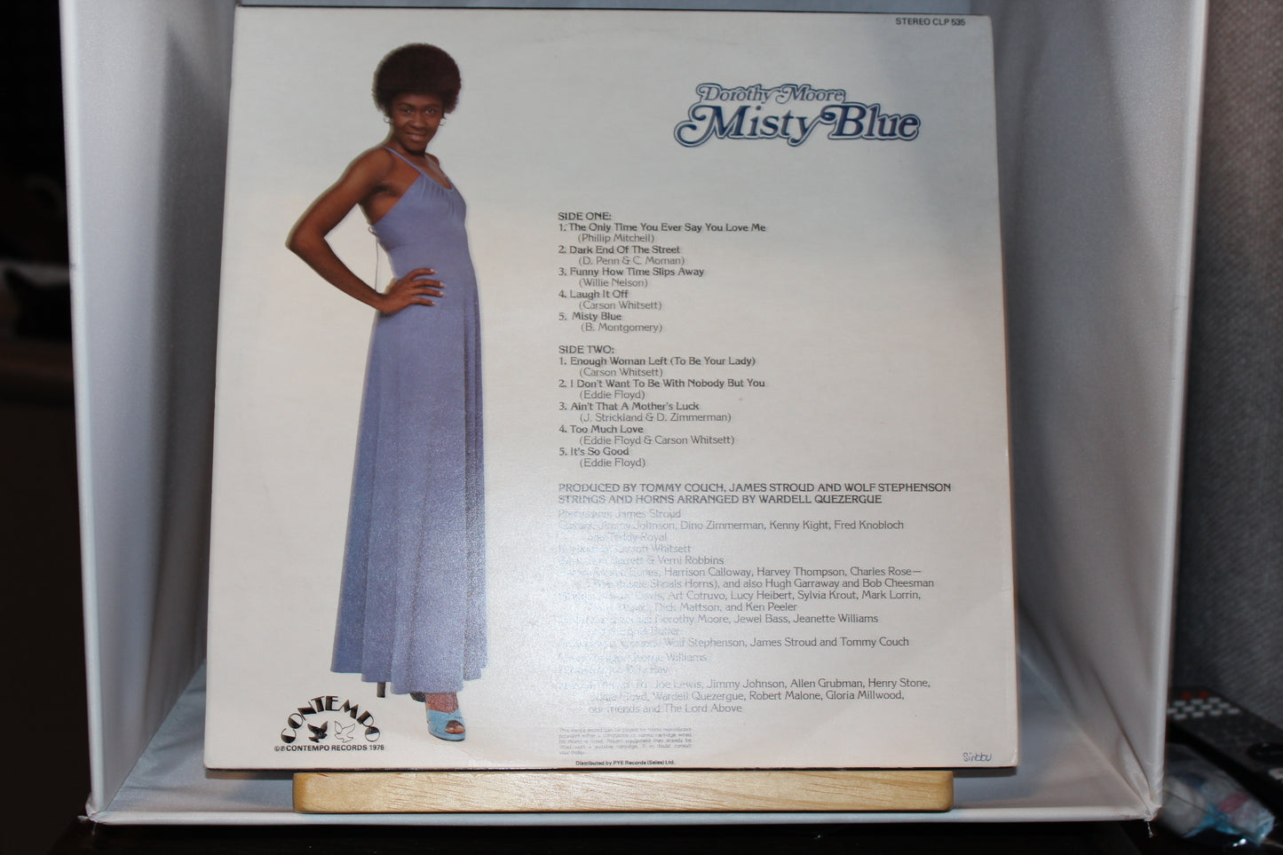 Dorenthy Moore Misty blue lp-levy