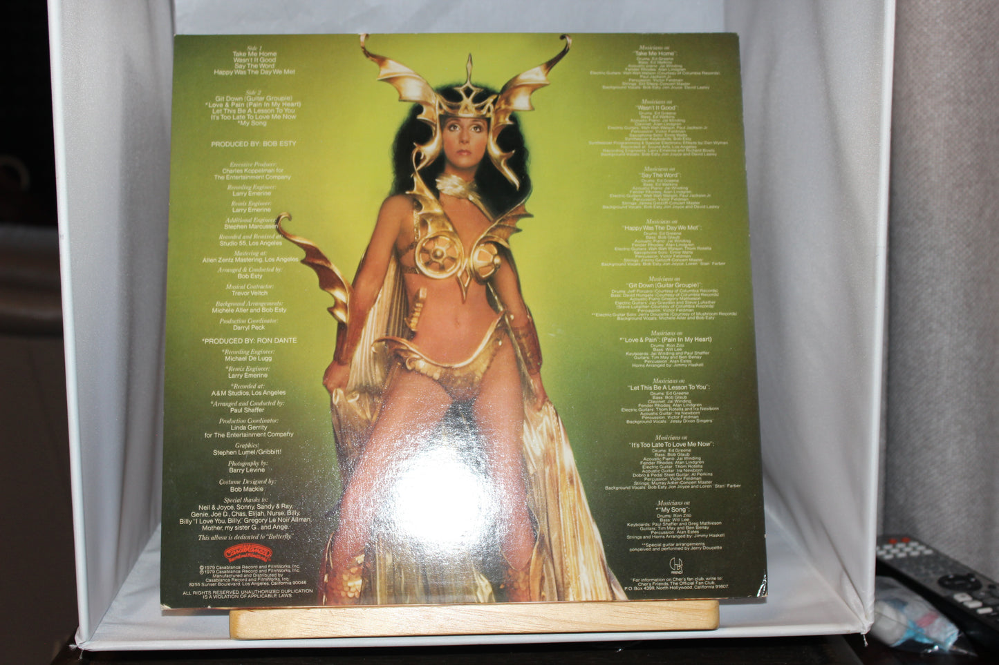 Cher Take me home lp-levy