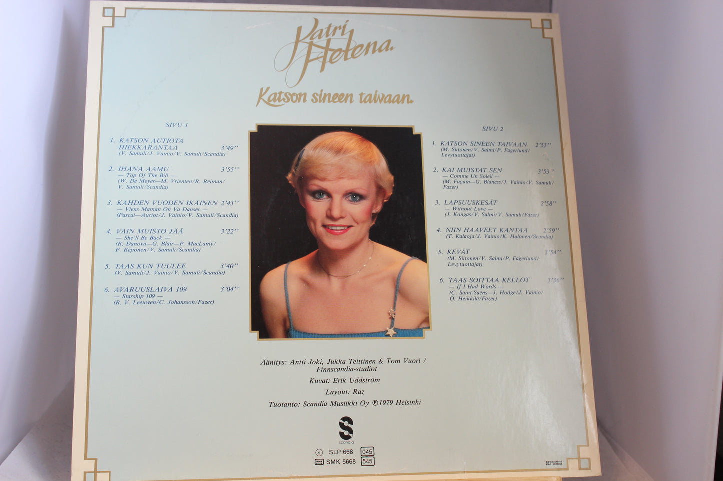 Katri Helena Katson sineen taivaan lp-levy