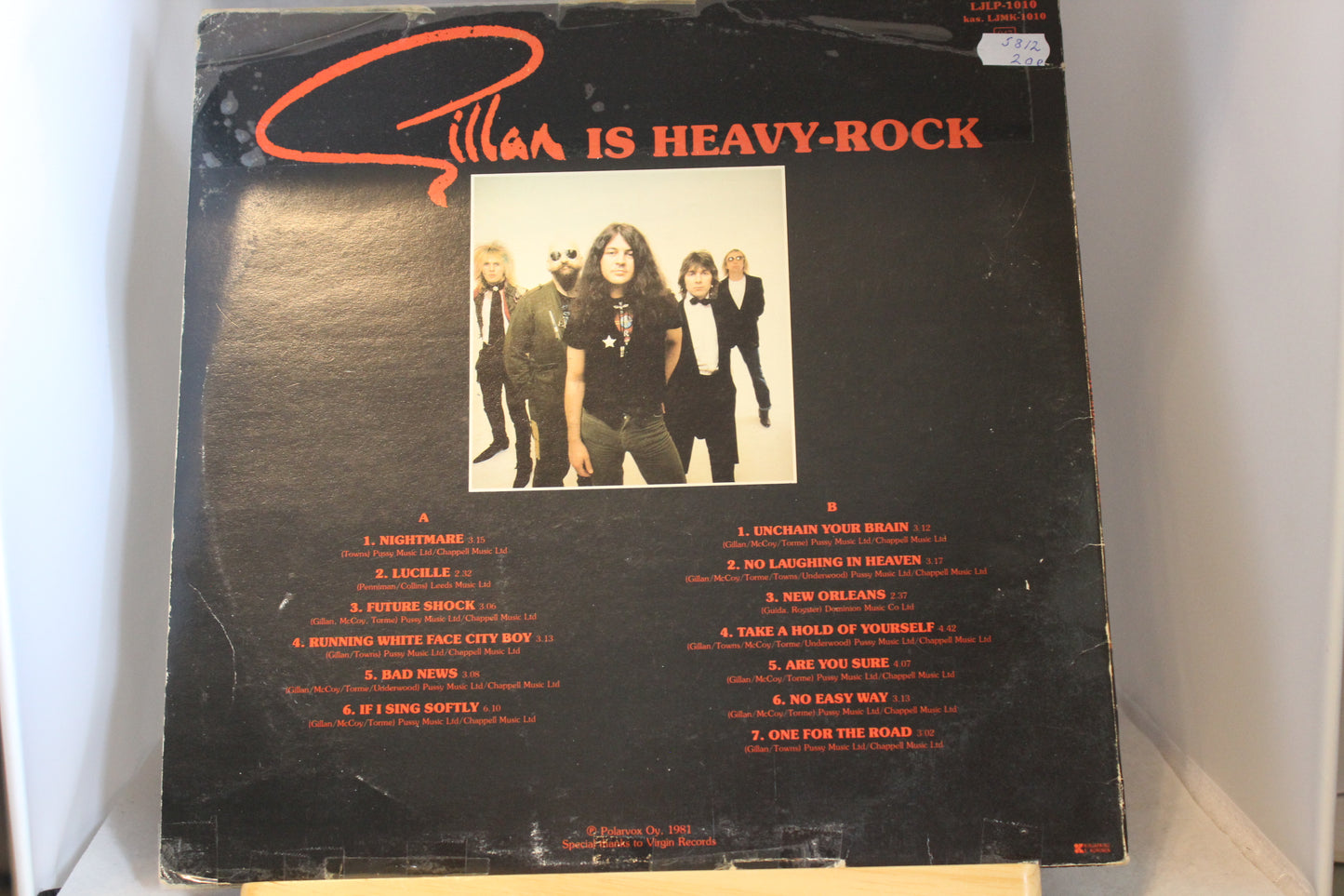 Gillan is heavy-rock lp-levy
