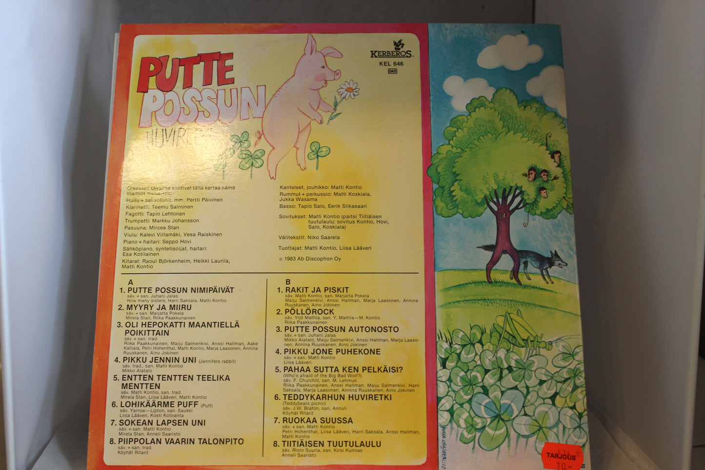 Putte Possun huviretki lp-levy