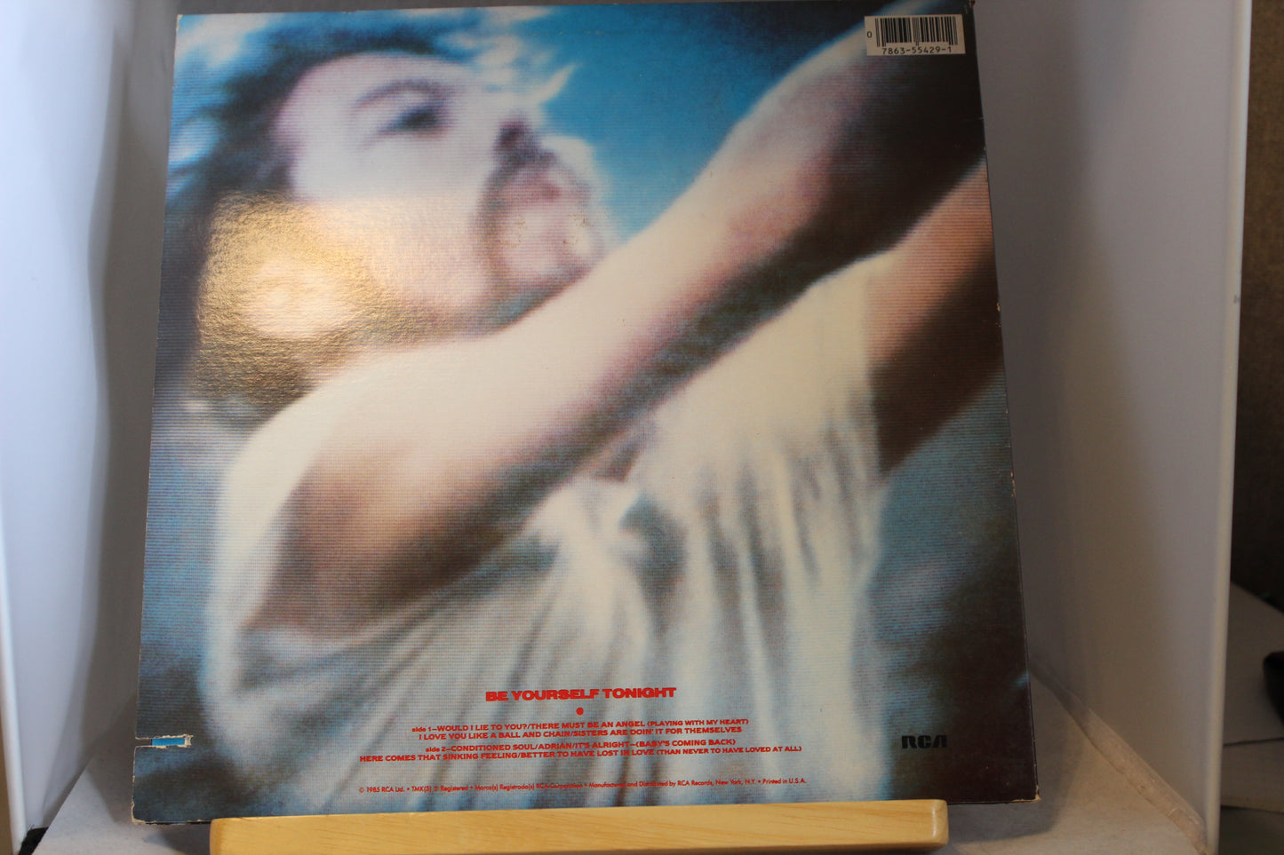 Eurythmics Be your self tonight lp-levy