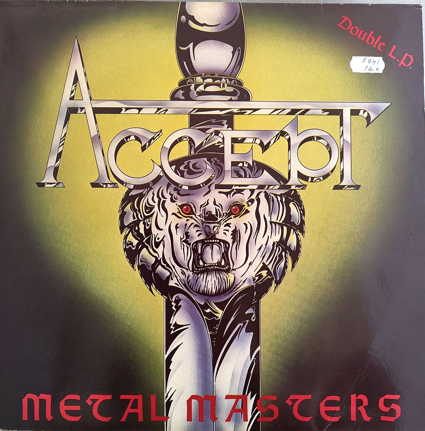 Accept Metal Masters tupla lp-levy