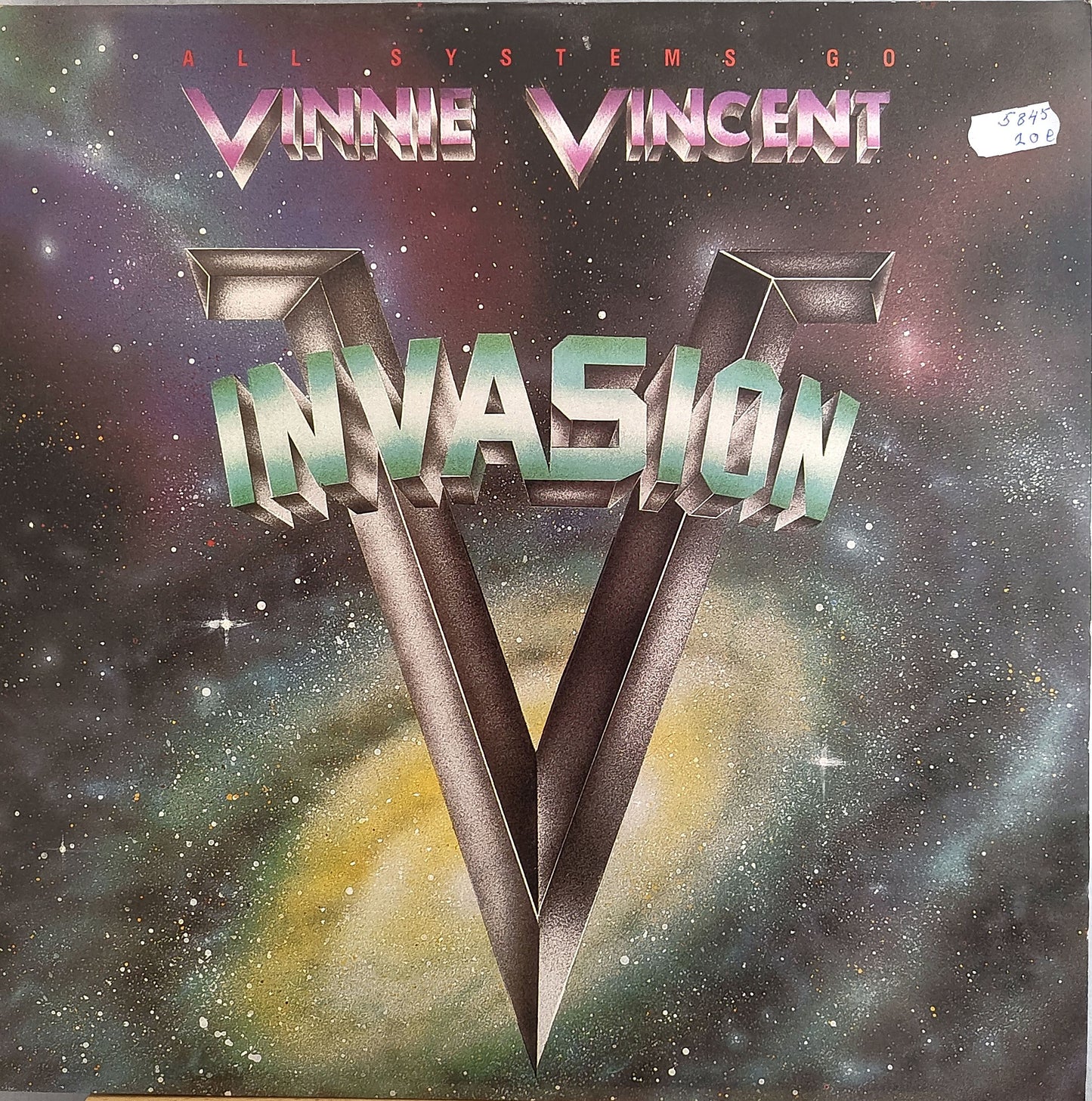 Yngwie J Malmsteens Rising Force Odyssey Lp-levy
