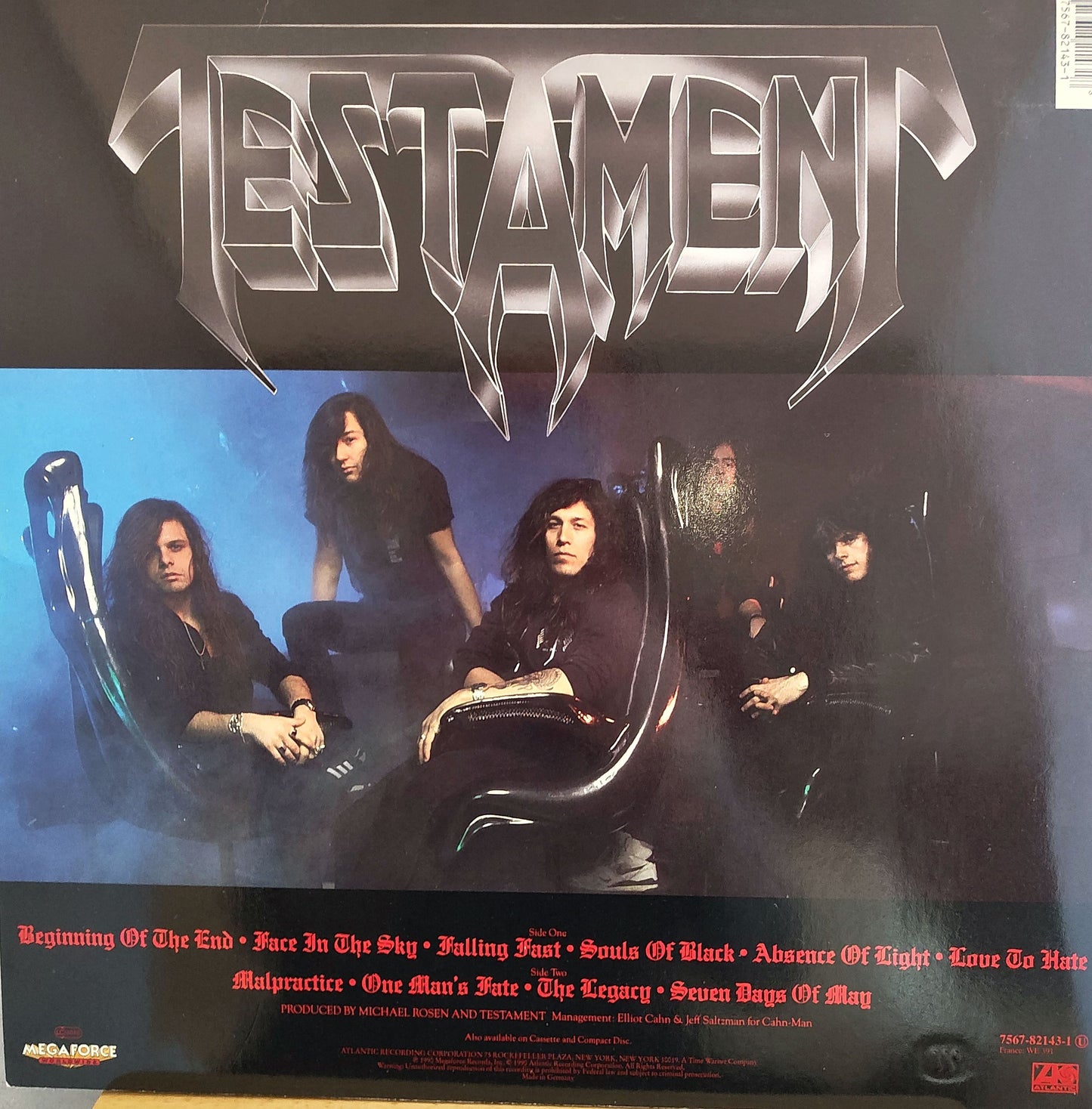 Testament Souls of Black Lp-levy
