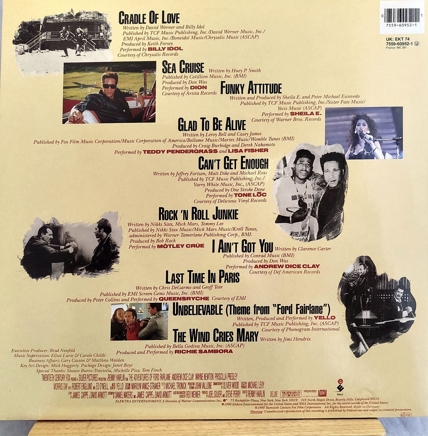 The Adventures of Ford Fairlane Lp-levy