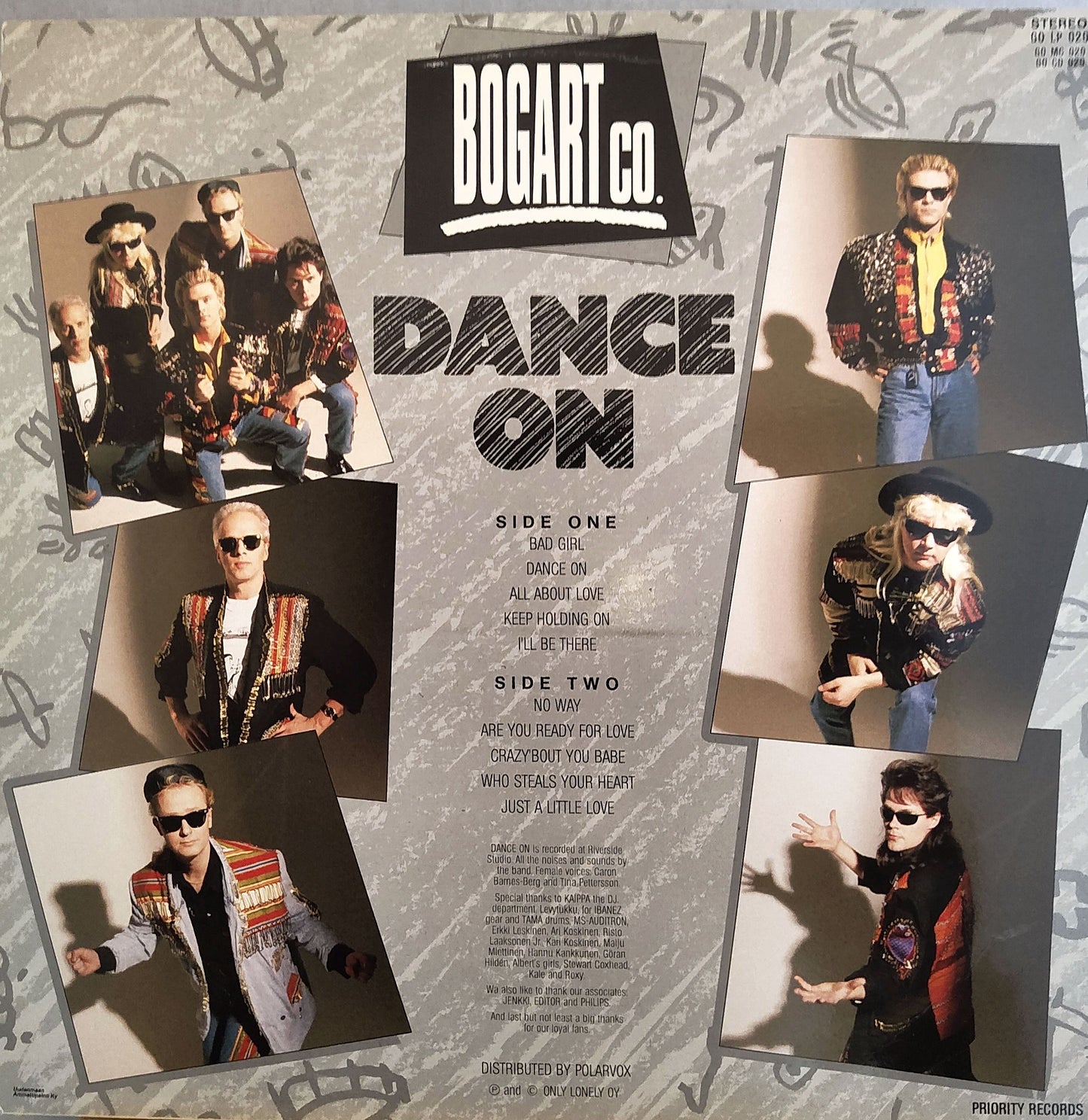 Bogart Co Dance on Lp-levy