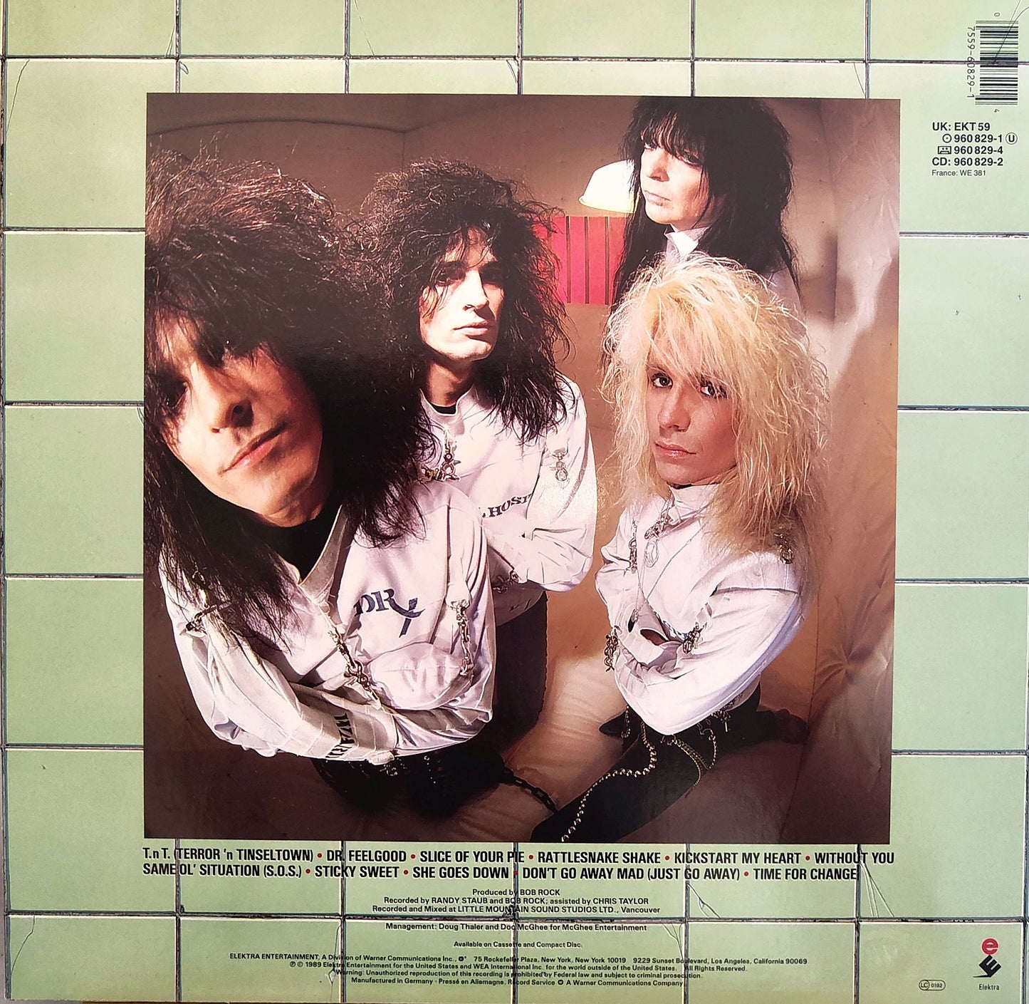 Mötley Crue Dr Feelgood Lp-levy
