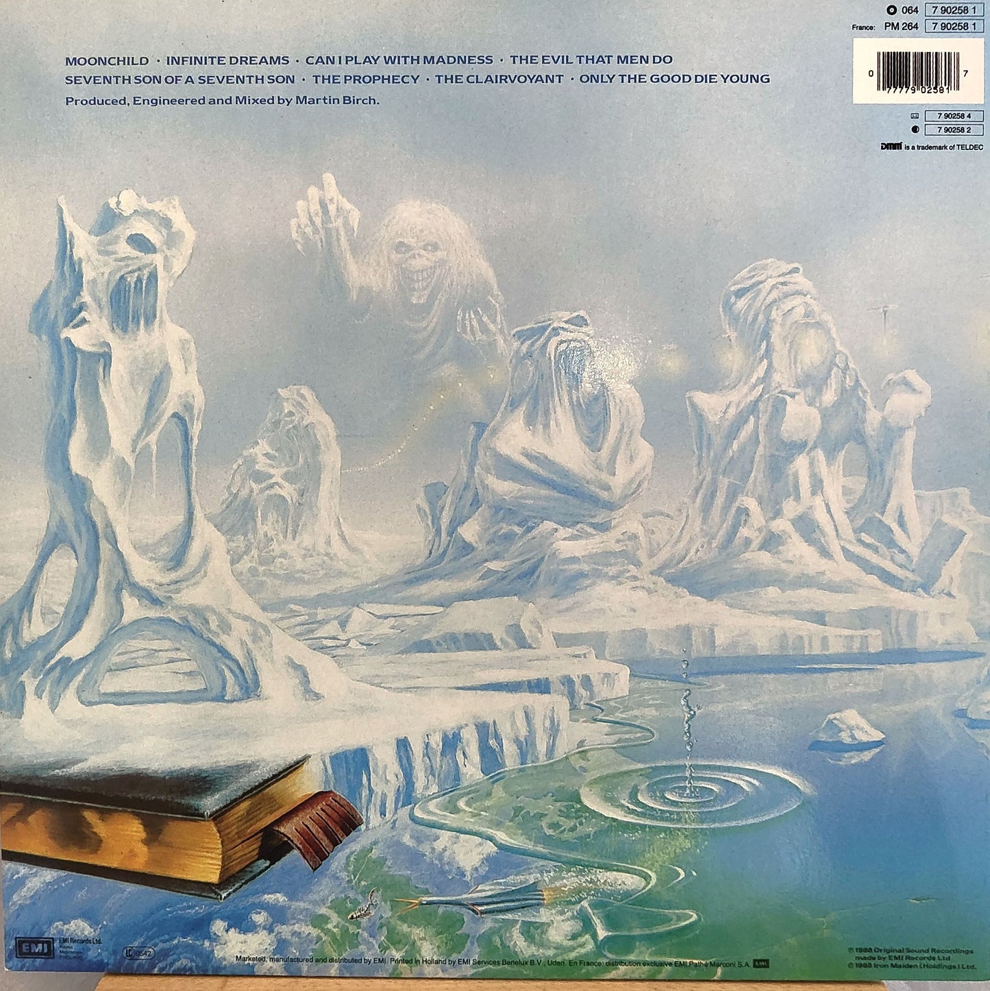 Iron Maiden Seventh Son of Seventh Son Lp-levy