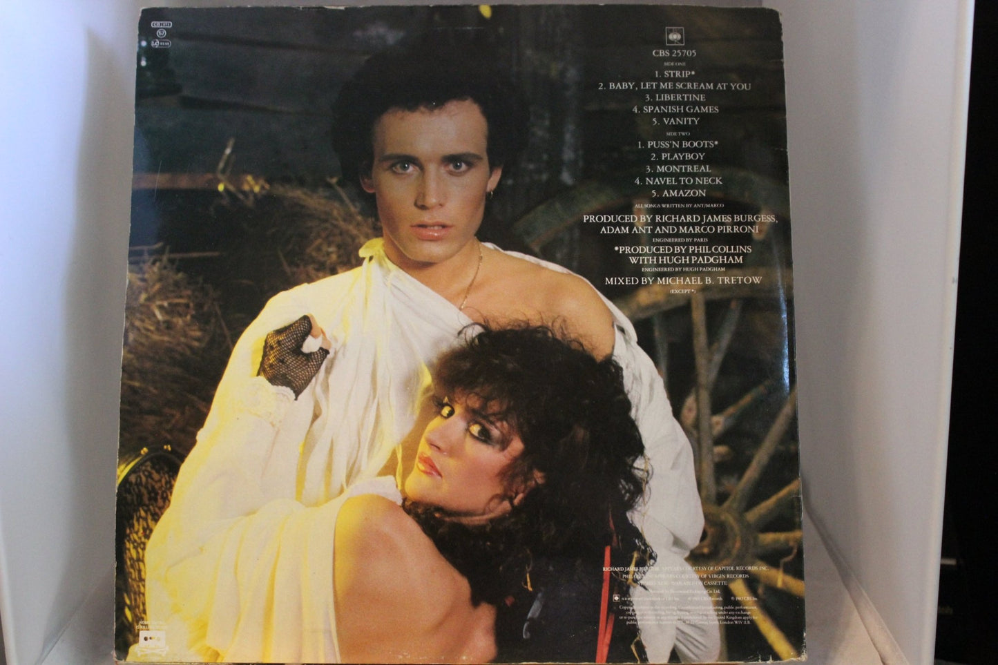 Adam Ant Strip lp - levy - Asadon AarteetLp - levyt