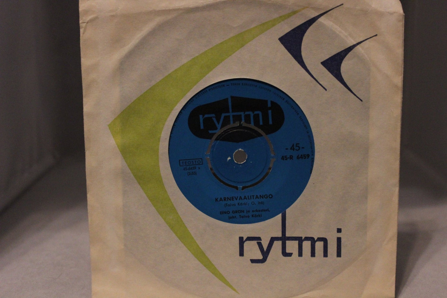 Eino Grön Karnevaali tango single 7" - Asadon AarteetSinglet