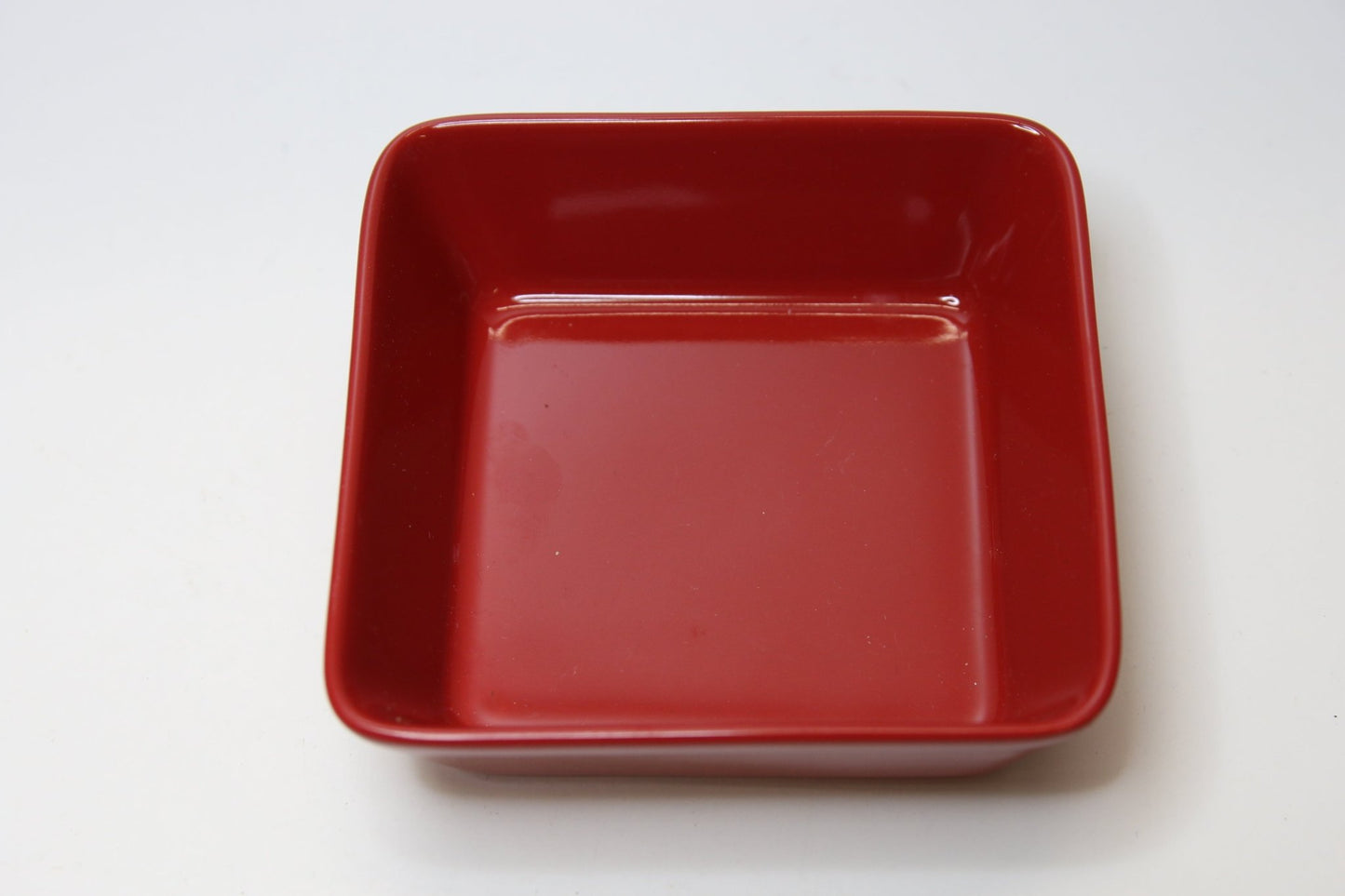 Iittala Punainen neliövati Kaj Franck - Asadon AarteetKulhot