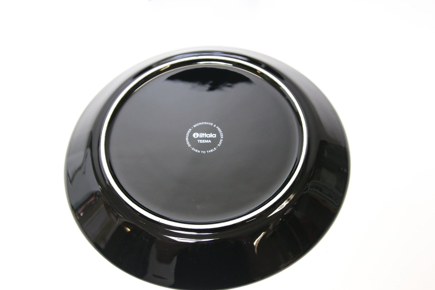 Iittala Teema musta lautanen - Asadon AarteetLautaset