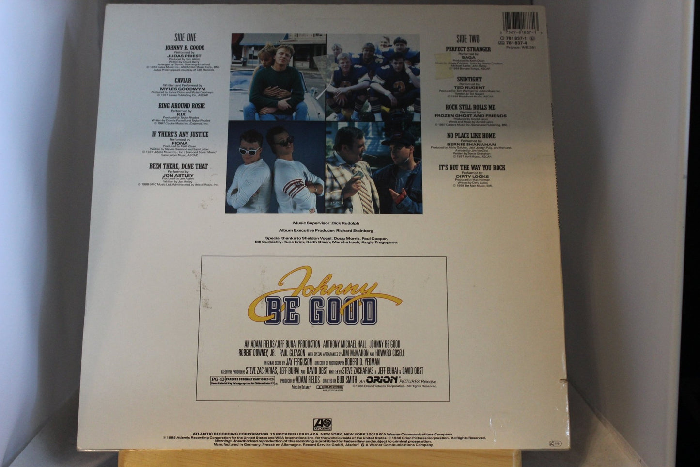Johnny be good Original picture soundtrack lp - levy - Asadon AarteetLp - levyt