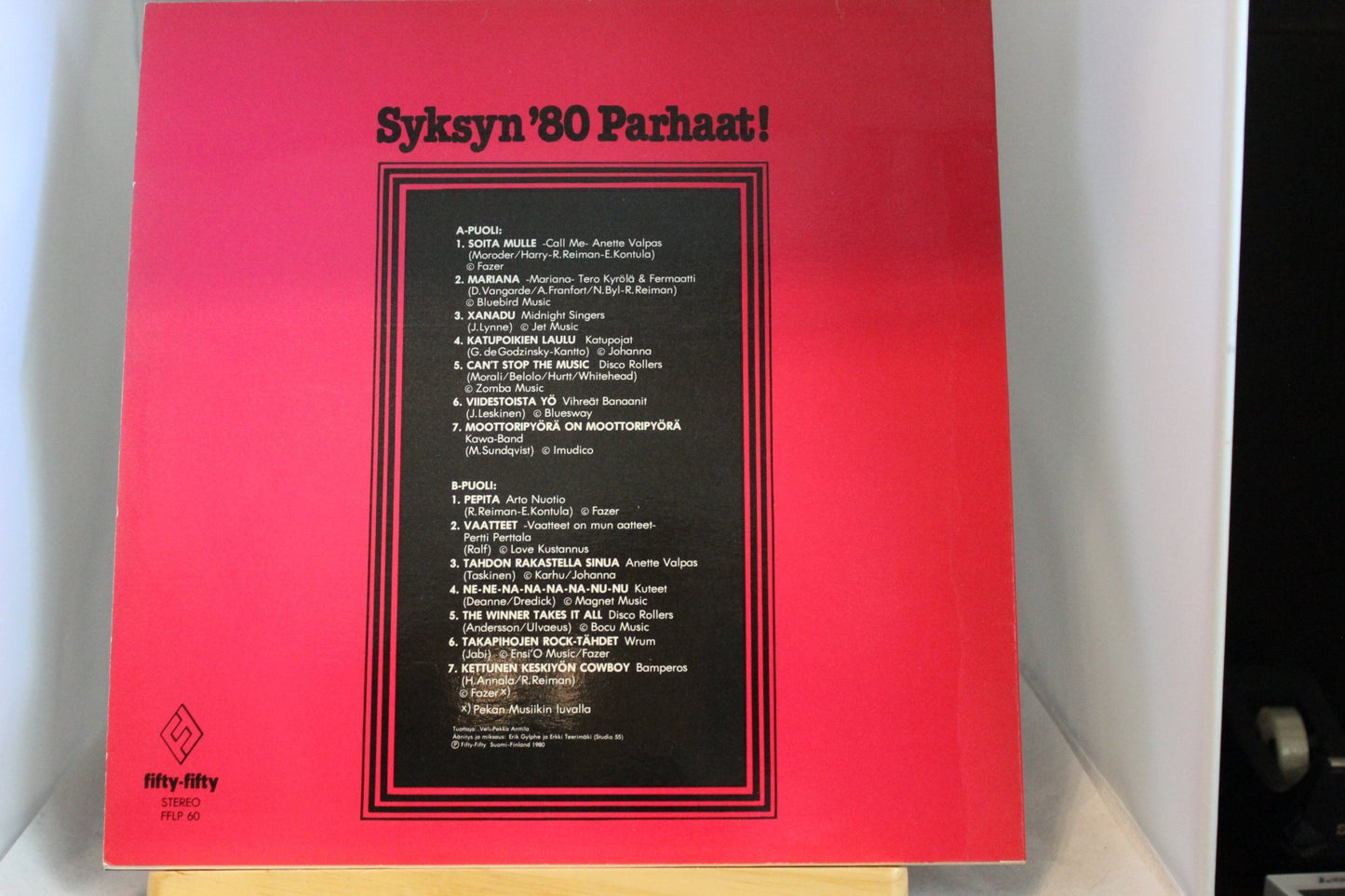 Joko sulla soi Syksyn 80 Parhaat lp - levy - Asadon AarteetLp - levyt