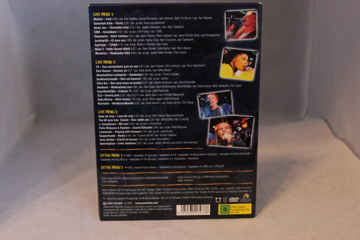 Jyrki Lost tapes 1 DVD levy - Asadon AarteetDvd - Vhs