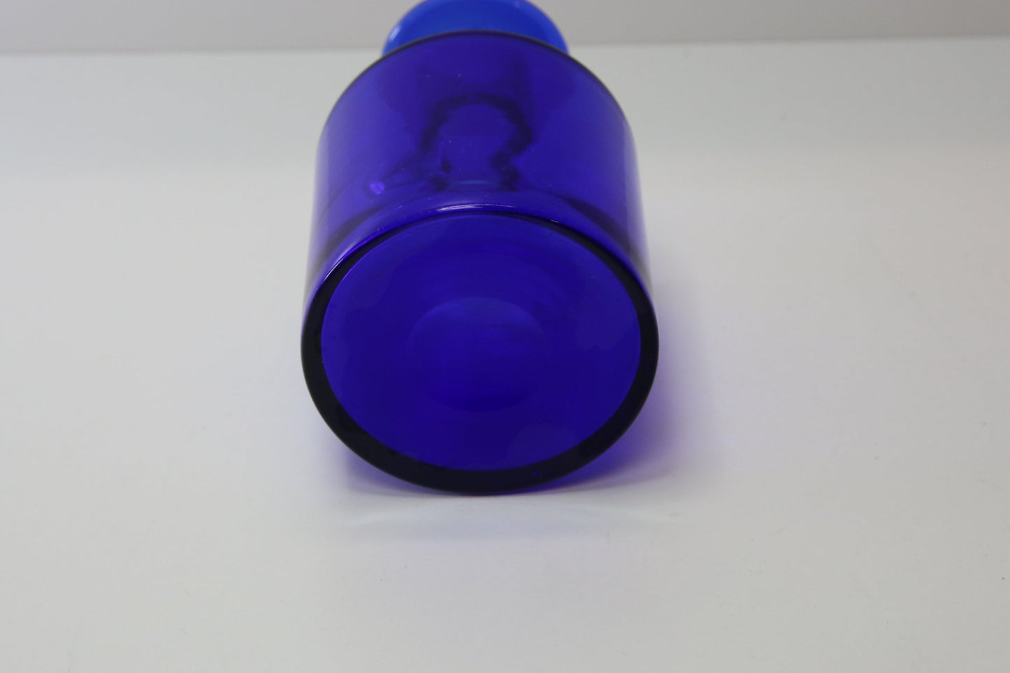 Kumela lasikarahvi/pullo sininen - Asadon AarteetKarahvit