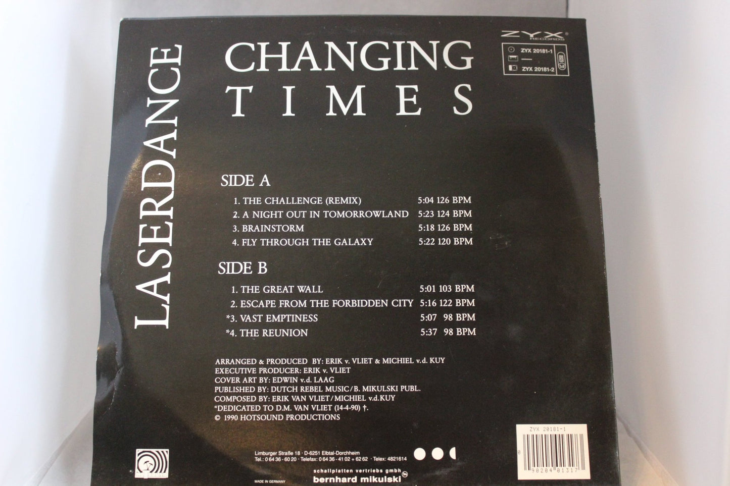Laser dance Changing times lp - levy - Asadon AarteetLp - levyt