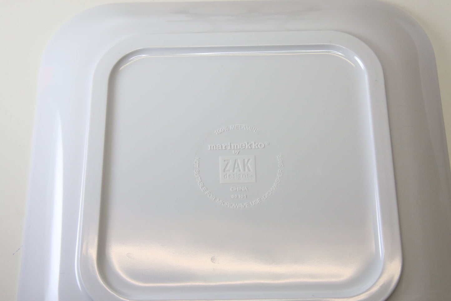 Marimekko Unikko melamiini punainen lautanen, 2kpl - Asadon AarteetLautaset