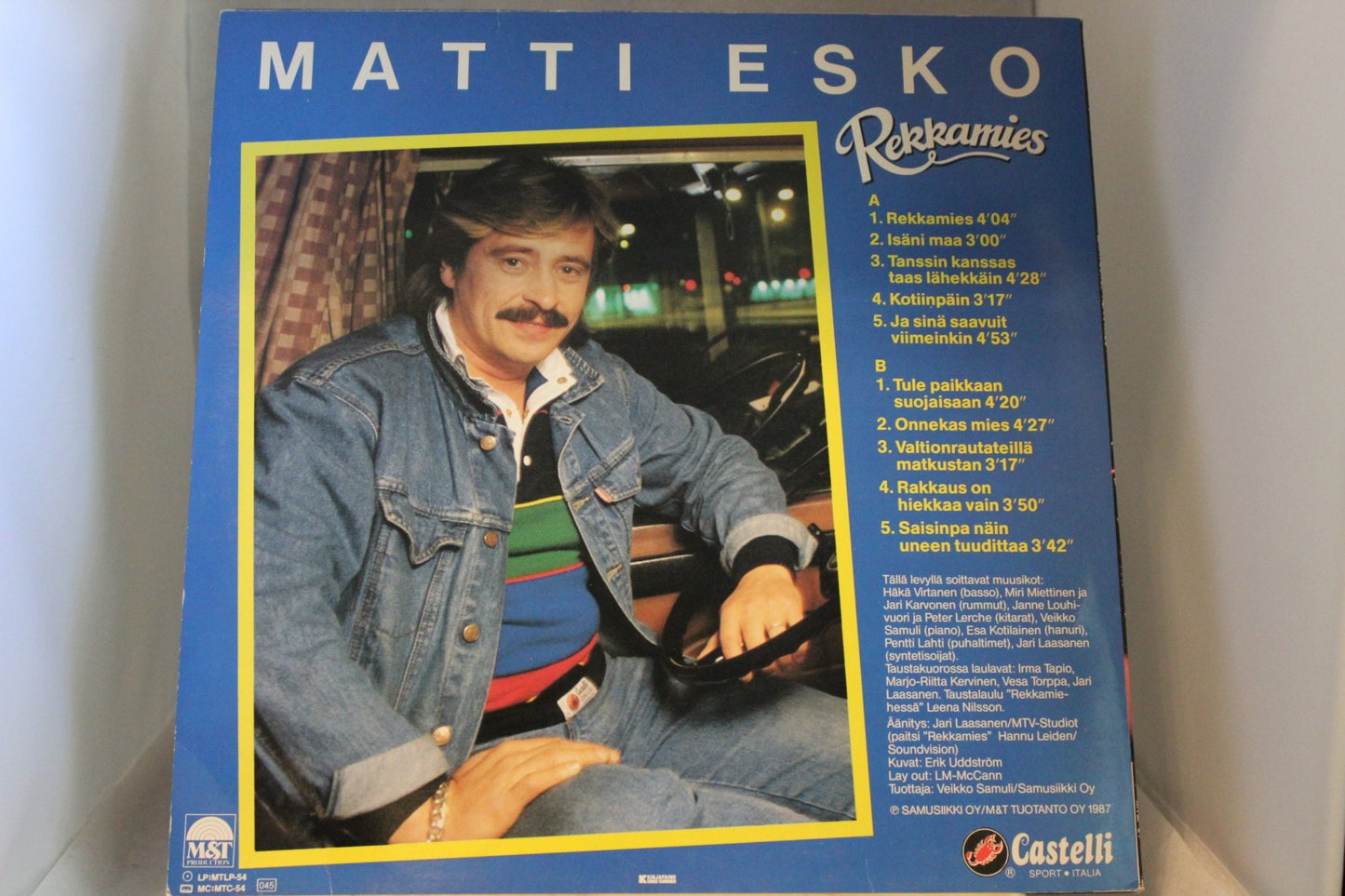 Matti Esko Rekkamies lp - levy - Asadon AarteetLp - levyt