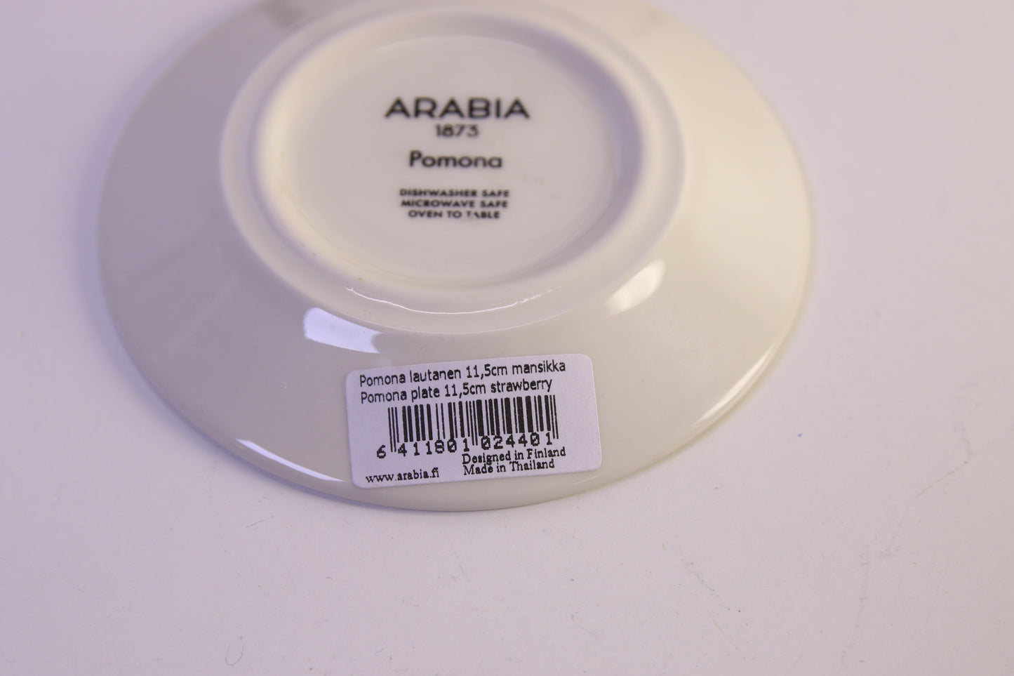 Arabia Pomona Mansikka lautanen Uusi Raija Uosikkinen