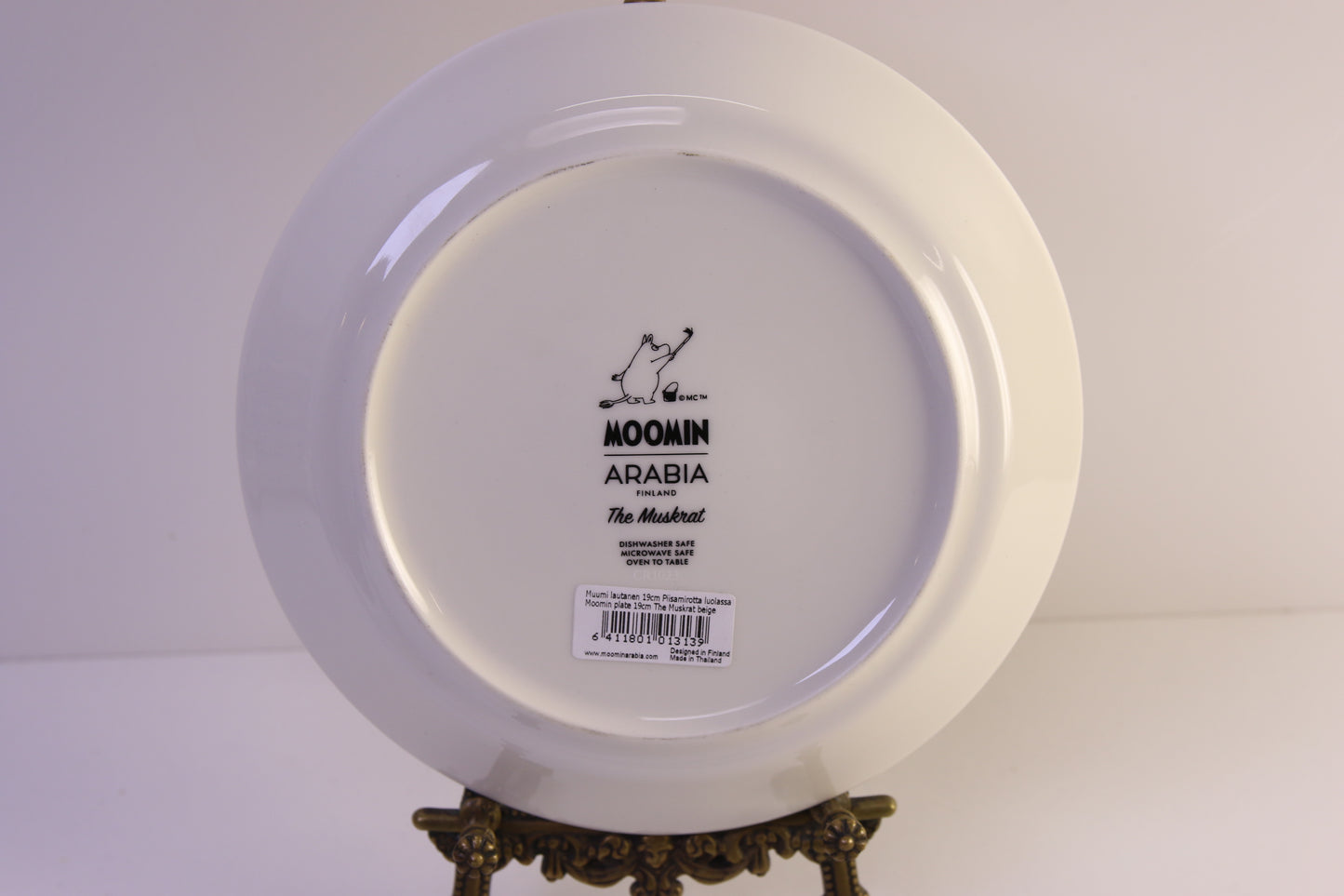 Arabia Muumi Piisamirotta lautanen 19cm