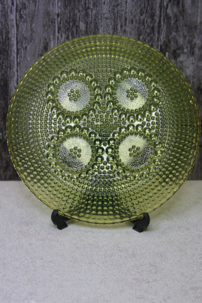 Riihimäen lasi Grapponia keltainen lautanen 22,5cm