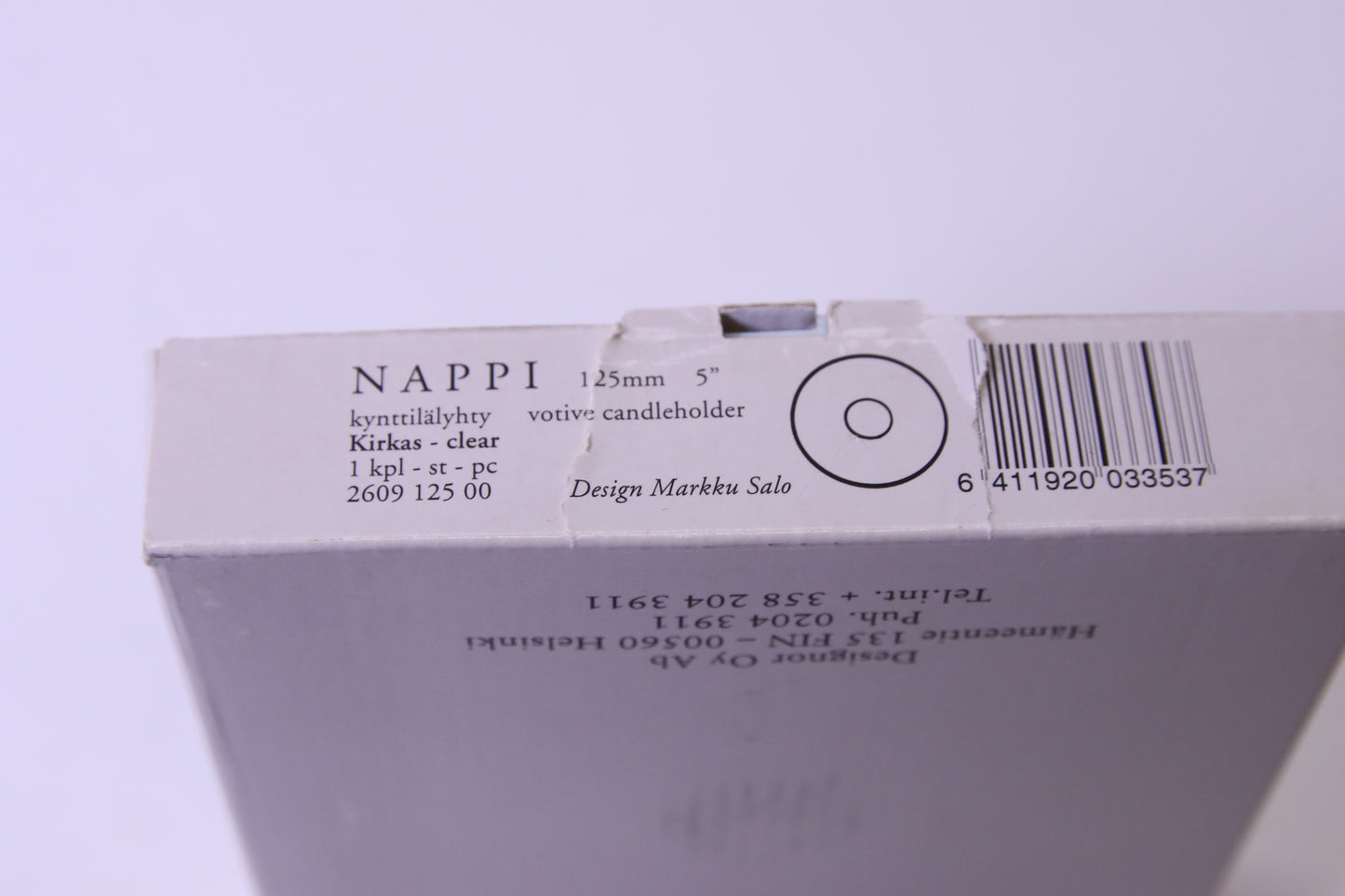 Iittala Nappi Kynttilänjalka Markku Salo