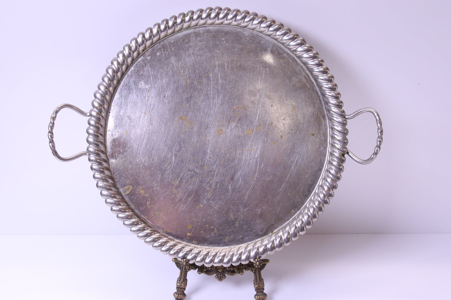 Vintage Metallitarjotin