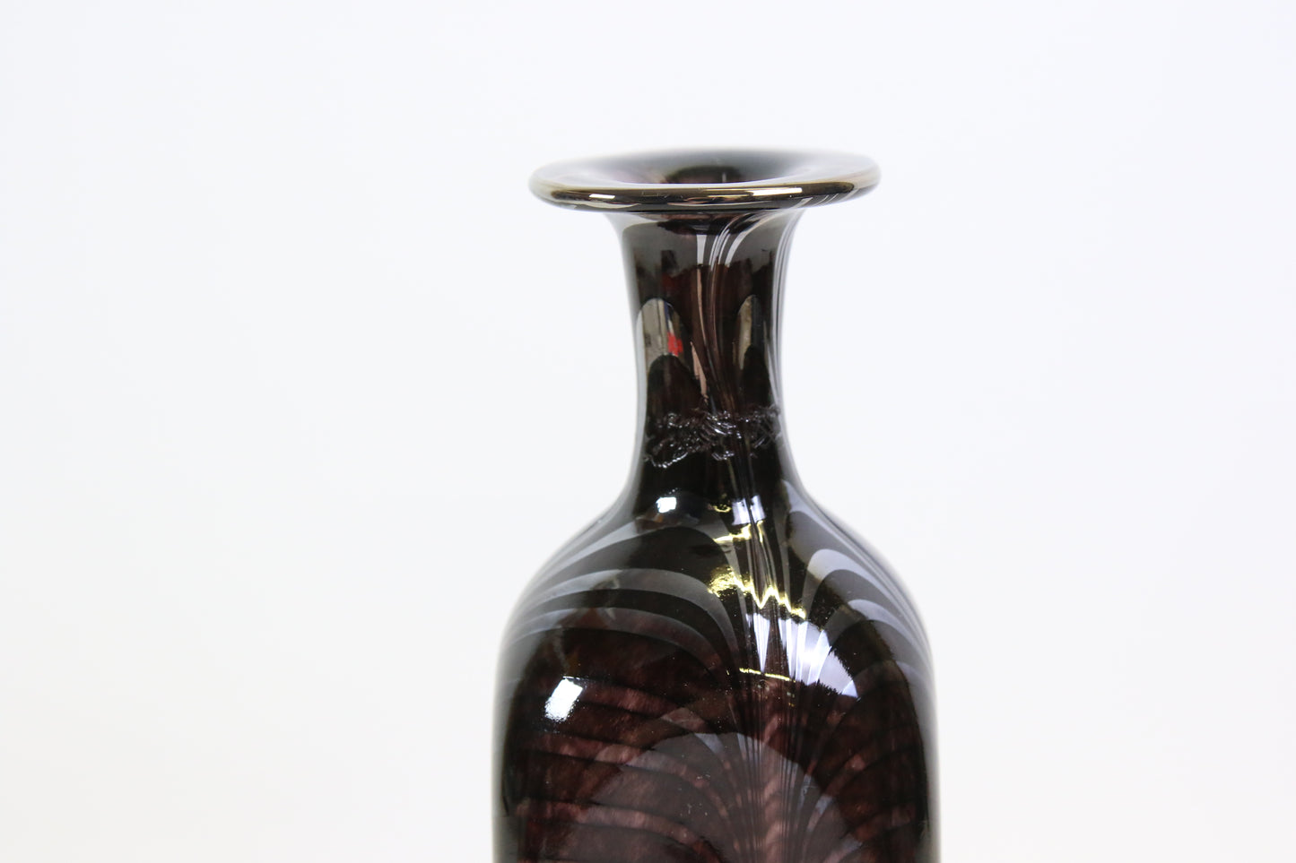 Jussis Glas Taidelasipullo signeerattu