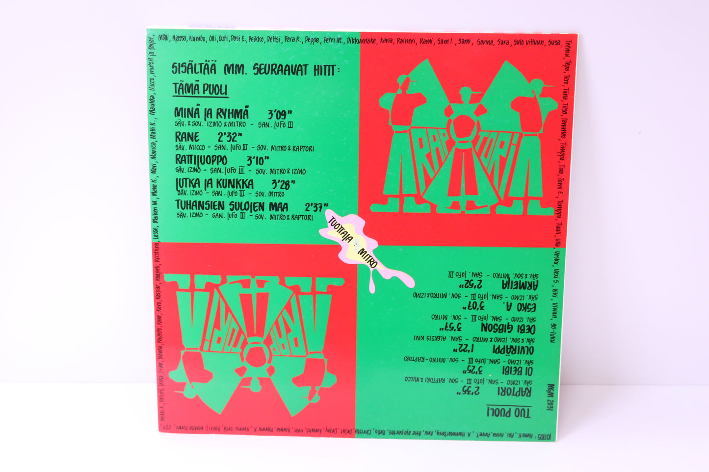 Raptori Moe! Lp-levy