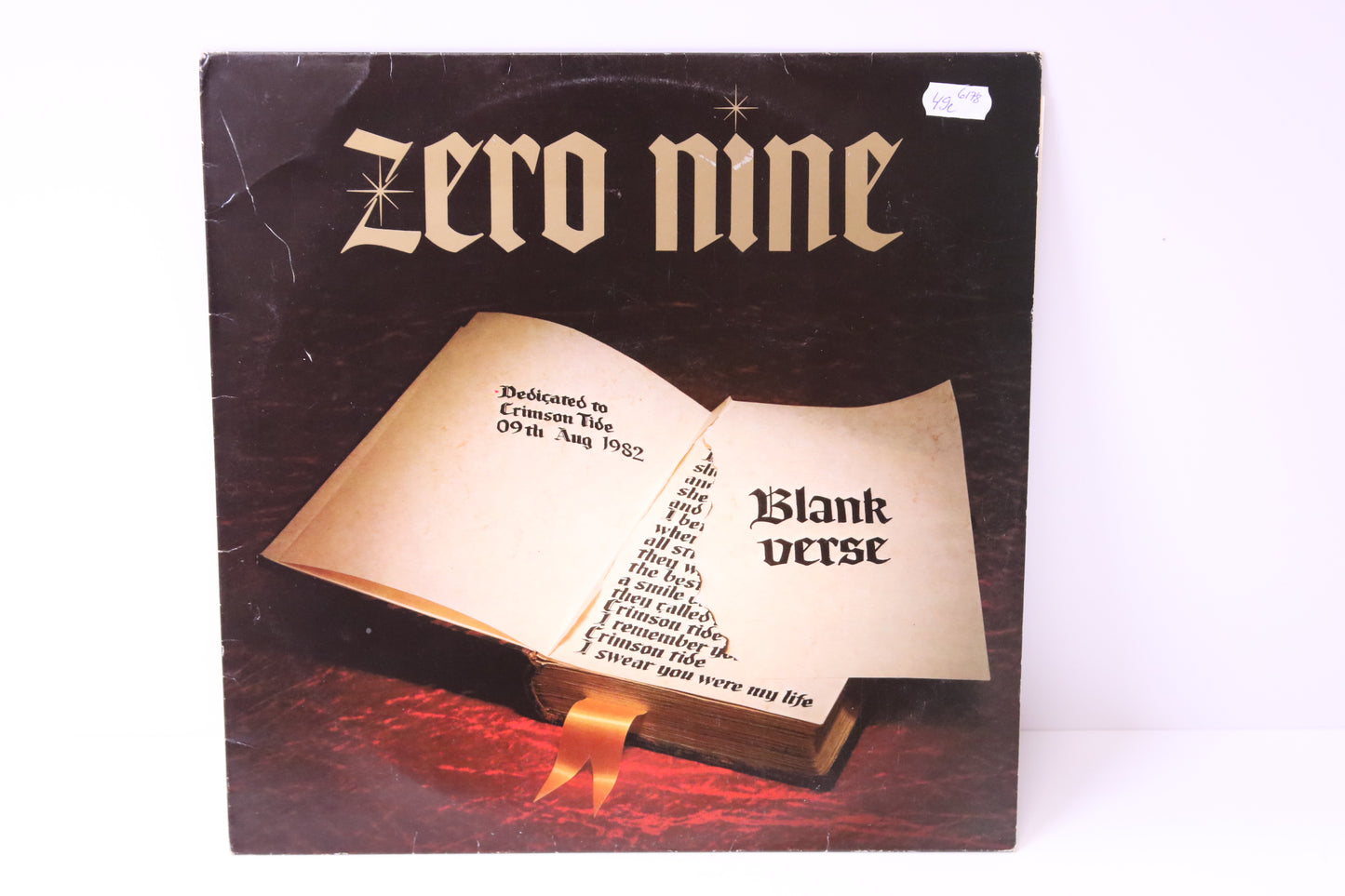 Zero Nine Blank Verse Lp-levy