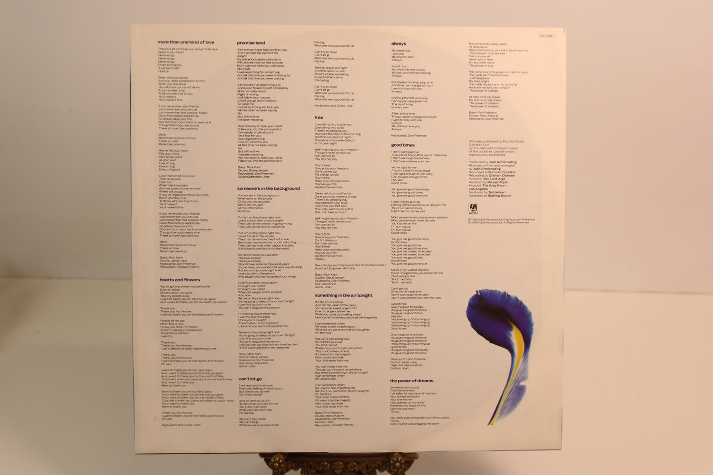 Joan Armatrading Hearts and Flowers Lp-levy