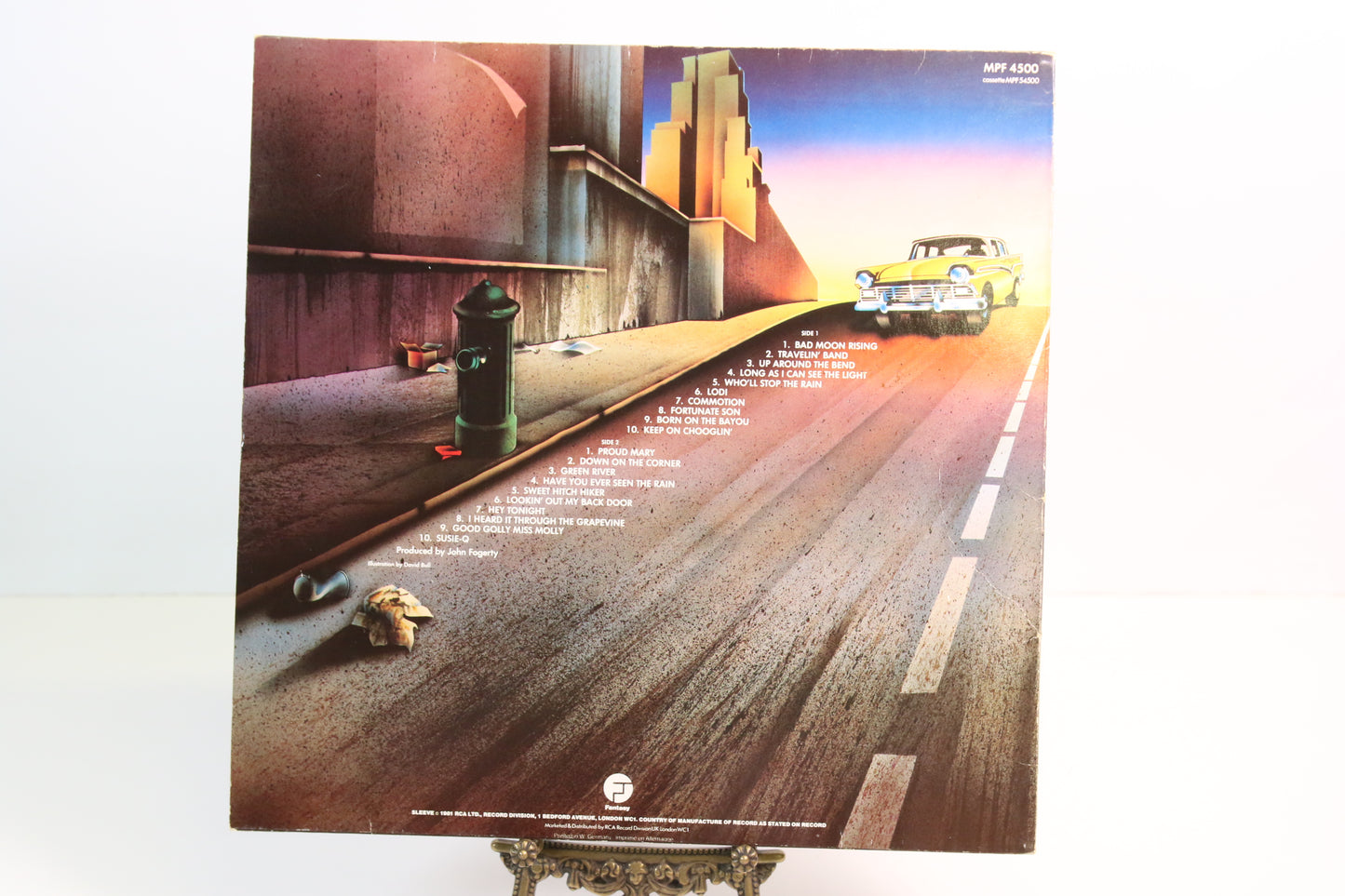 Creedence Cleawater Revival Hits Album Lp-levy