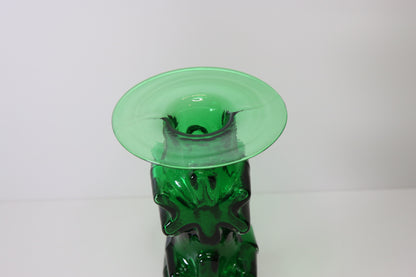 Riihimäen lasi Kasperi vihreä kynttilänjalka