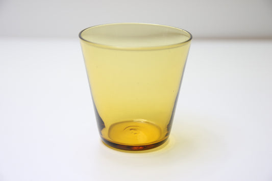 Riihimäen lasi Viola juomalasi ruskea/keltainen