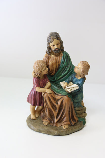 Jeesus ja lapset patsas