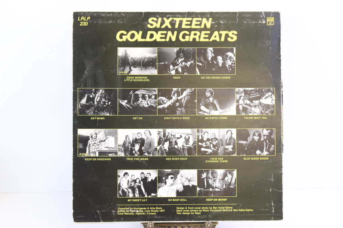 Hurriganes Sixteen Golden Greats Lp-levy