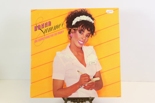 Donna Summer She Works hard for The Money Lp-levy