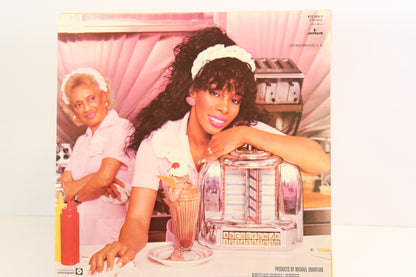 Donna Summer She Works hard for The Money Lp-levy