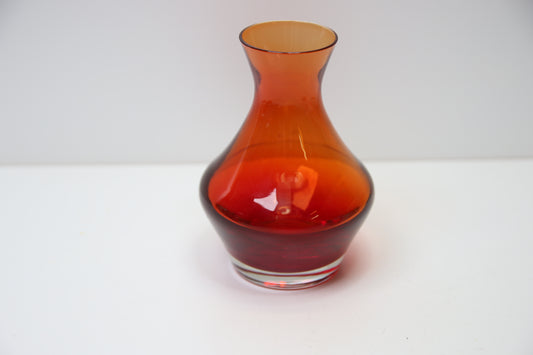 Riihimäen lasi Punainen maljakko